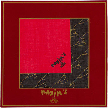 Maxim's de Paris - Cotton Pocket Square - 1111
