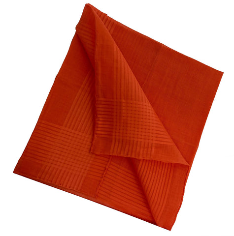 Jacquard Woven Hand-Rolled Cotton Square