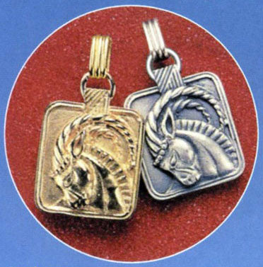 Gold or Silver Plated Zodiac Pendant - Capricorn