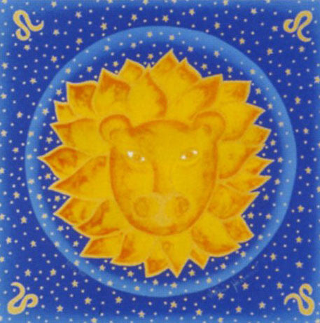 Zodiac Lithograph - Leo