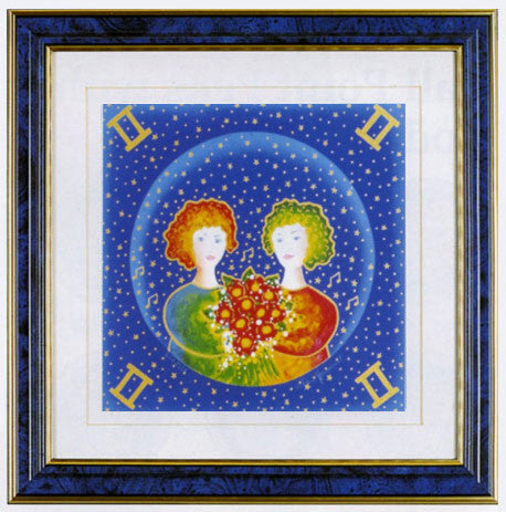 Zodiac Lithograph - Gemini
