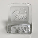 Swedish Crystal Zodiac Paperweight - Leo