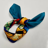100% Silk Lausanne Cathedral Stained Glass Scarf - Leo