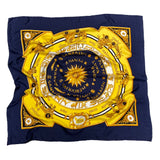 100% Silk Twill Celestial Dial Scarf