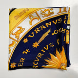 100% Silk Twill Celestial Dial Scarf