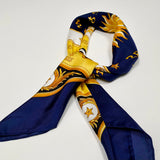 100% Silk Twill Celestial Dial Scarf