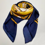 100% Silk Twill Celestial Dial Scarf