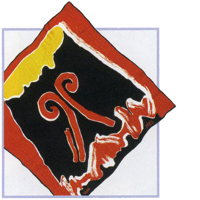 100% Silk Jacquard Scarf - Aries