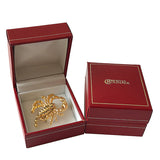 Gold Plated Zodiac Brooch - Scorpio