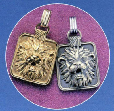 Gold or Silver Plated Zodiac Pendant - Leo