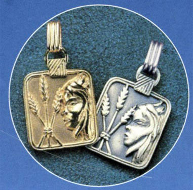 Gold or Silver Plated Zodiac Pendant - Virgo