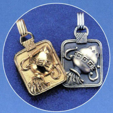 Gold or Silver Plated Zodiac Pendant - Aquarius