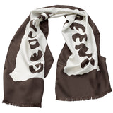 Geoffrey Beene - Silk Twill Logo Scarf