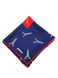 Rodier - Silk Jacquard Square - Eiffel Tower