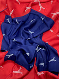 Rodier - Silk Jacquard Square - Eiffel Tower