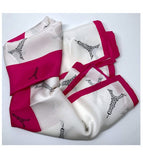 Rodier - Silk Jacquard Square - Eiffel Tower