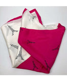 Rodier - Silk Jacquard Square - Eiffel Tower