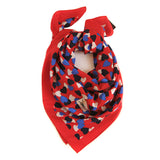 YSL - 100% Silk Square Hearts - Multi