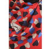 YSL - 100% Silk Square Hearts - Multi