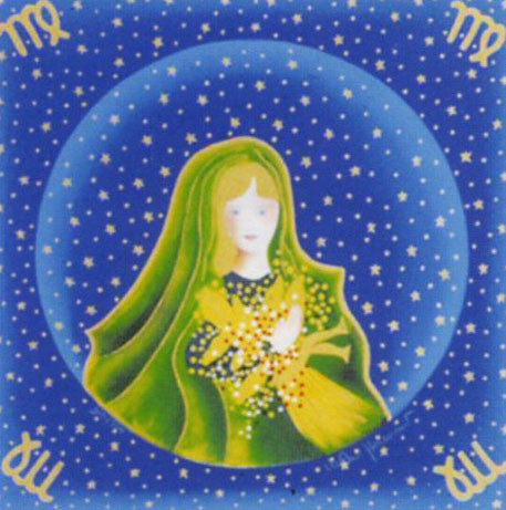 Zodiac Lithograph - Virgo