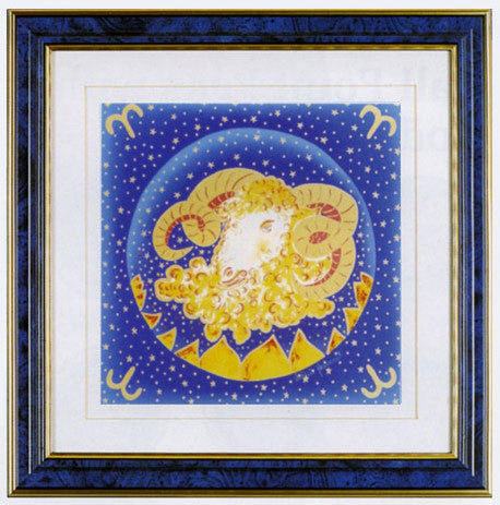 Zodiac Lithograph - Aries