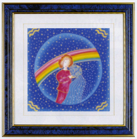 Zodiac Lithograph - Aquarius