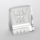 Swedish Crystal Zodiac Paperweight Deluxe - Gemini