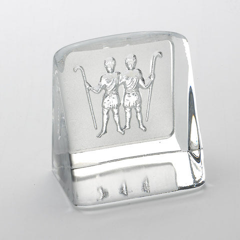 Swedish Crystal Zodiac Paperweight - Gemini