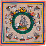 Rodier - Silk Square - Sailboat