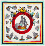 Rodier - Silk Square - Sailboat